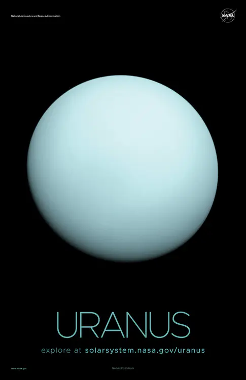Una [vista del planeta Urano](https://solarsystem.nasa.gov/resources/599/uranus-as-seen-by-nasas-voyager-2/) capturada por la nave espacial Voyager 2 de la NASA en 1986. Crédito: NASA/JPL ⬇️ PDF de alta resolución [aquí](https://solarsystem.nasa.gov/system/downloadable_items/1380_Uranus_A_PDF.zip)
